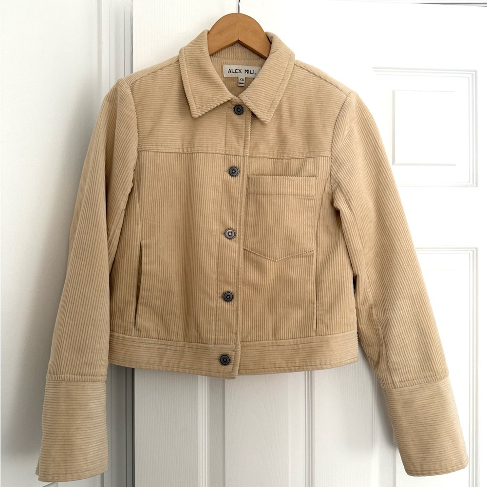 Alex Mill Camden Jacket In Light Bone Corduroy / XS - Picture 2 of 4